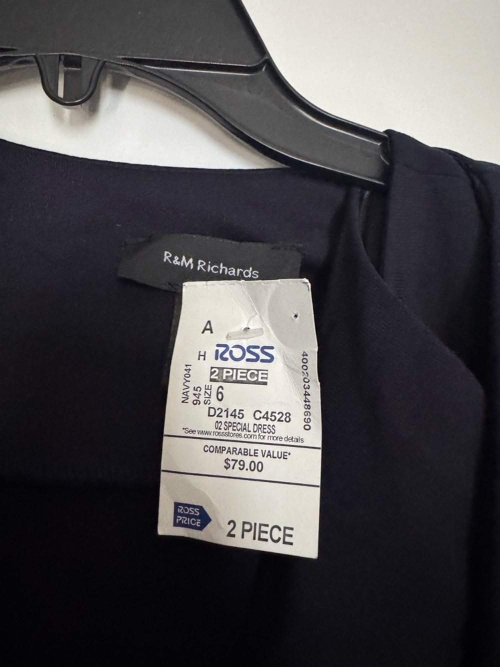 2 piece navy maxi dress - Picture 5 of 5